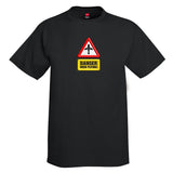 Danger Men Flying Airplane Aviation T-Shirt