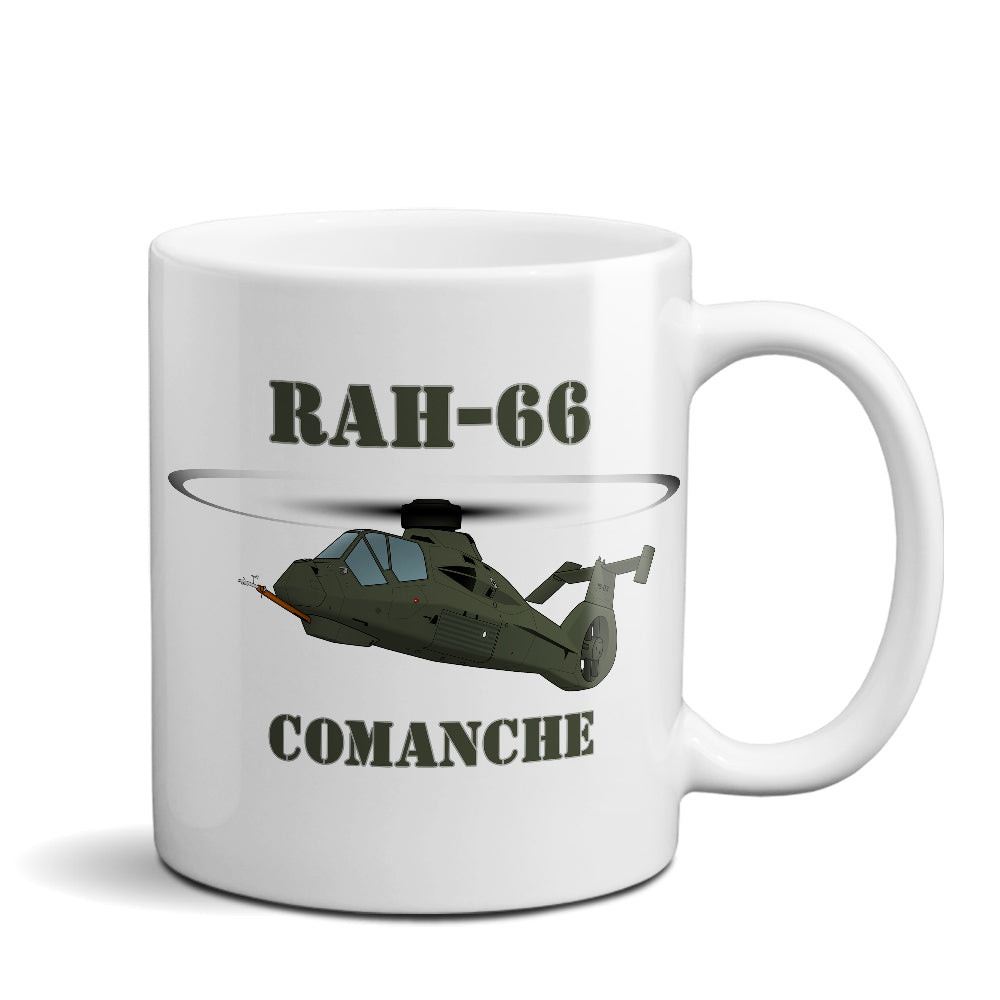 Boeing–Sikorsky RAH-66 Comanche Helicopter Ceramic Mug - Personalized