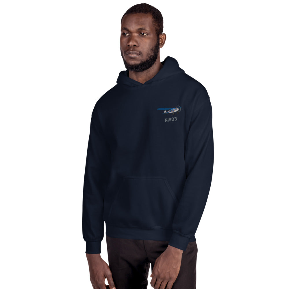 Custom Embroidered Gildan Hoodie - Personalized w/ your Airplane Aircr –  Flyboy Toys