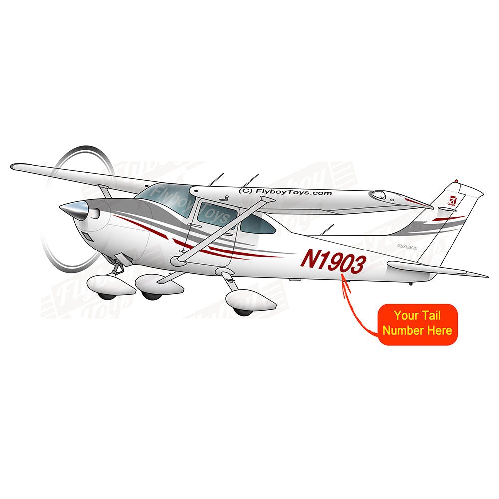 Airplane Design (Grey/Red) - AIR35JJ182-GR1