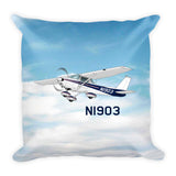 Airplane Custom Throw Pillow Case Stuffed & Sewn - AIR35JJ152-RB2