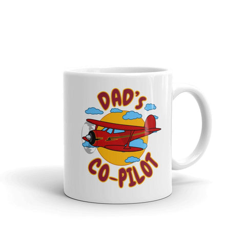 Dad's Co-Pilot Theme Mug - AIR255JK1-RB1 - Personalized w/ N#