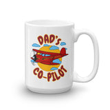 Dad's Co-Pilot Theme Mug - AIR255JK1-RB1 - Personalized w/ N#