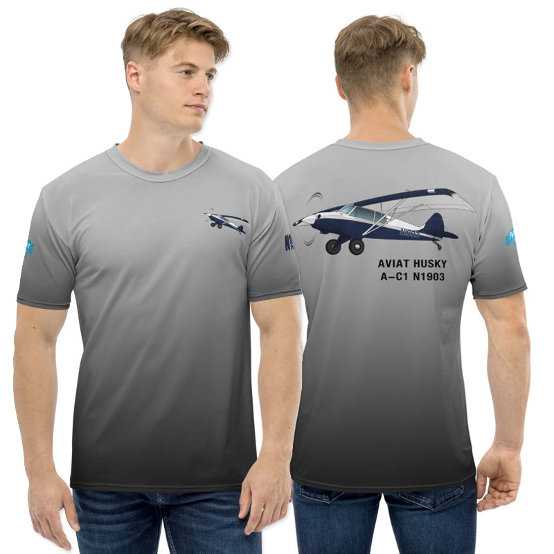 Aeroplane All Over Print Men's Aeronautical T-shirt 