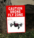 Hubsan Custom HD Metal Drone Sign - Black/Red