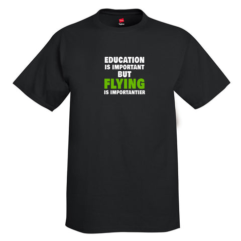 Education-Flying Aviation Airplane T-Shirt