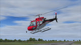 Helicopter Design (Red/White/Black) - HELI5LI53LAS350-RWB1