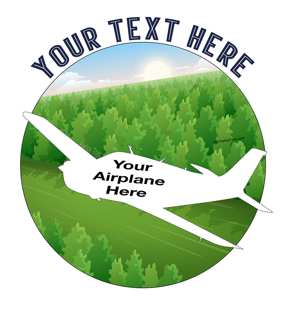Green Field Airplane Theme