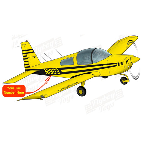 Airplane Design (Yellow/Black) - AIR7ILKI1AA1-YB1