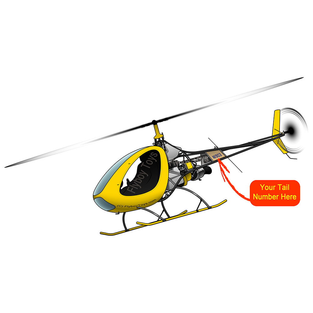 Airplane Design (Yellow/Black) - HELI517R&D-YB1