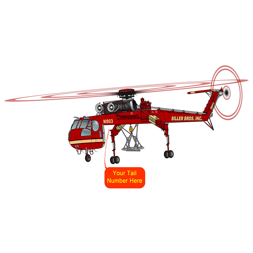 Flyer R1 Heli Skycrane / Aircrane (Red) Helicopter Design - HELI5I9S64F-R1 – Flyboy ...