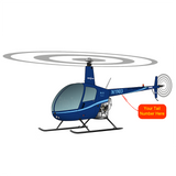 Helicopter Design (Blue) - HELIIF2R22-B1