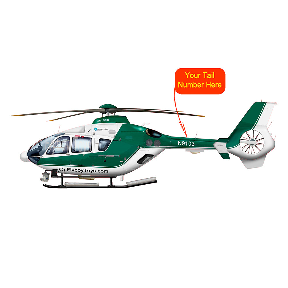 Helicopter Green Design (HI-RES) - HRHELI5LIEC135-G1