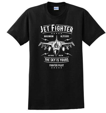 Jet Fighter Airplane Aviation Vintage T-Shirt