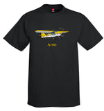 Airplane T-shirt (AIRB9LIGHT-YB1) - Personalized with N#