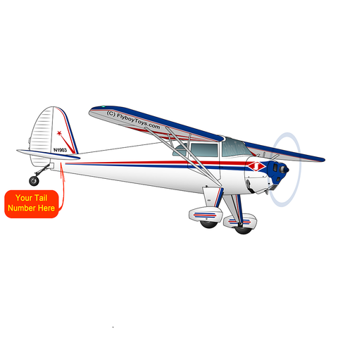 Airplane Design (Red/Blue) -  AIRCLJ8A-RB1
