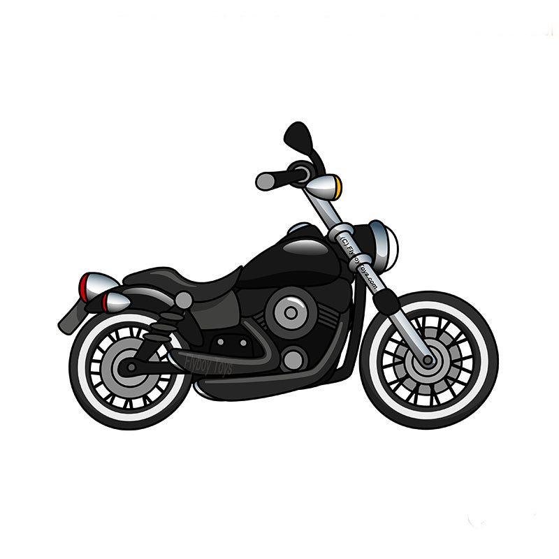 Motorcycle Design (Black) - MOTR81I-BLK1