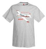 Mooney M20C Airplane T-Shirt - Personalized w/ Your N#