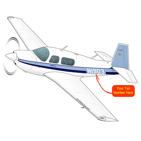 Airplane Design (Sky Blue/Navy) - AIRDFFM20J-SBN1