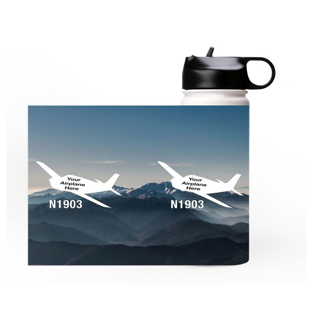 Custom Airplane Premium Water Bottle