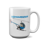 Schweizer 300 CBI Helicopter Ceramic Mug - Personalized w/ N#