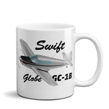 Globe/Temco Swift GC-1B Airplane Ceramic Mug - Personalized w/ N#