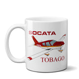 Socata Tobago TB 10 Airplane Ceramic Mug - Personalized w/ N#