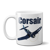 Vought FG-1D Corsair Airplane Ceramic Mug - Personalized w/ N#