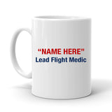 Eurocopter AS350 Ecureuil (Red/Blue) Helicopter Ceramic Mug - Personalized with N#