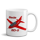 Bede BD-5 Airplane Ceramic Mug - Personalized w/ N#