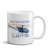 Eurocopter SA-315B Lama Helicopter Ceramic Mug - Personalized w/ N#