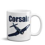 Vought FG-1D Corsair Airplane Ceramic Mug - Personalized w/ N#