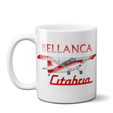 Bellanca Citabria 7KCAB Airplane Ceramic Mug - Personalized w/ N#