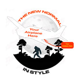 The New Normal Airplane Theme T-Shirt - Personalized w/ Your Airplane
