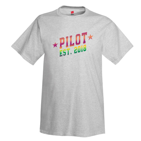 Pilot Est 3 Aviation Airplane T-Shirt