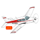 Airplane Design (Red) - AIRG9G1II-R1