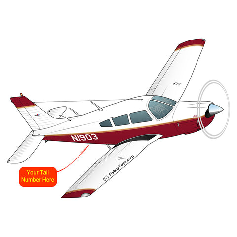 Airplane Design (Burgundy) - AIRG9G1II-BURG1