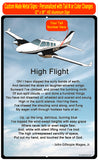 High Flight HD Airplane SIGN-HIGHFLIGHT-AIR25521I-BT1 - Personalized with Your N#