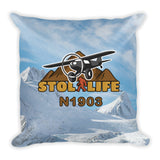 STOL Life Aviation Throw Pillow  - Personalized w/ your N#