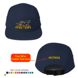 STOL LIFE Airplane Embroidered Jockey Cap - Personalized with Your N#