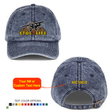 STOL LIFE Airplane Embroidered Vintage Cap - Personalized with Your N#