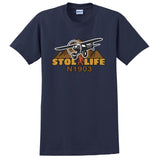 STOL Life Airplane Aviation T-Shirt - Personalized with Your N#