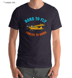 Born to Fly Aviation Theme T-Shirt- Personalized w/ Your Airplane