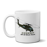 Sikorsky UH-60 Black Hawk Airplane Ceramic Mug - Personalized