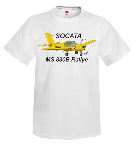Socata Morane-Saulnier Rallye Minerva Airplane T-Shirt - Personalized