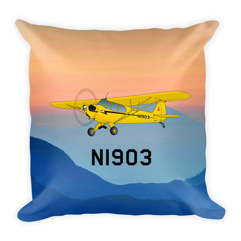 Airplane Custom Throw Pillow Case Stuffed & Sewn AIRG9G3L2J3-Y2
