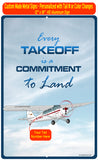 Takeoff Metal HD Airplane Sign - AIR35JJ172-BR1