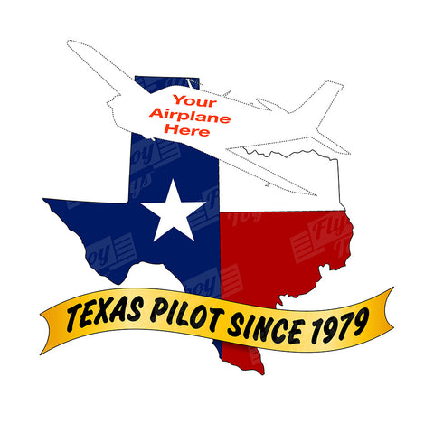 Texas Pilot Airplane Theme