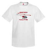 Enstrom Fokker F-28 Helicopter T-Shirt - Personalized with Your N#