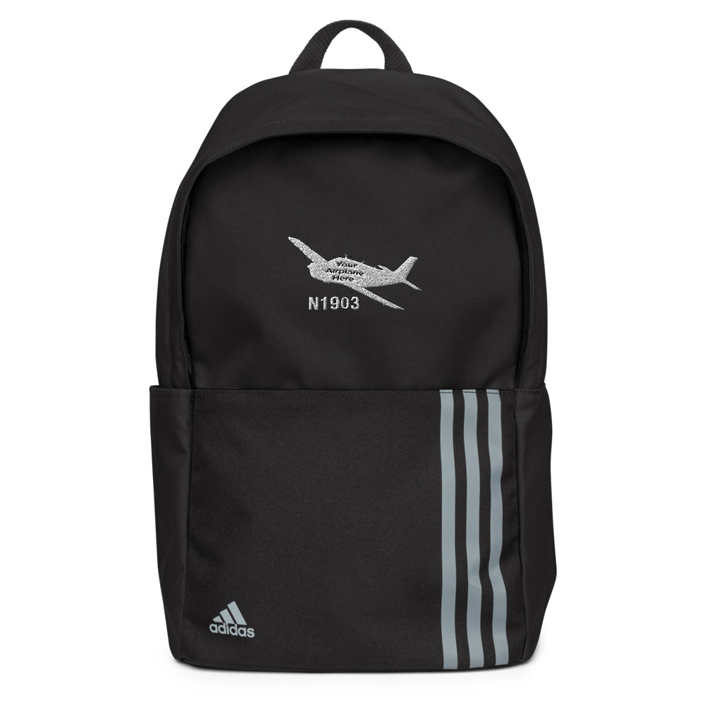 Custom Airplane Embroidered Adidas Backpack – Flyboy Toys